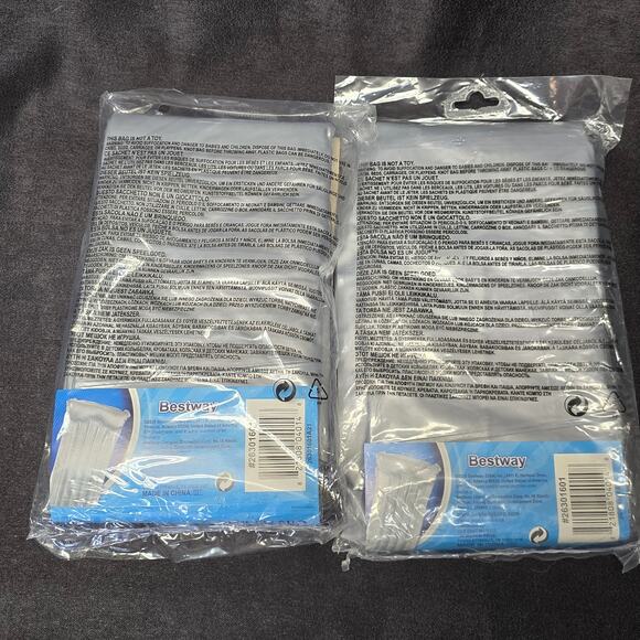 Bestway H2o Go Deluxe Comfort Air Mat Pool Float 64" x 24" x 7.1" Set of 2 - Picture 2 of 4